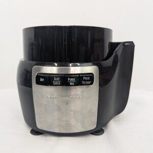 Hamilton Beach Stack N' Snap Food Processor Model 70721 Black 3 Speed Motor Base